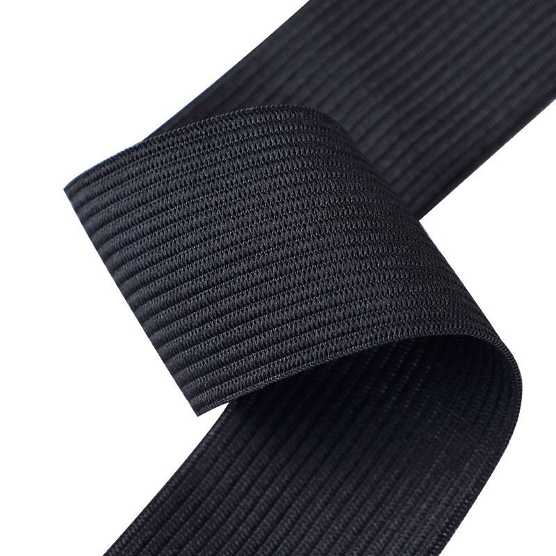 Basic black and white knit strap07